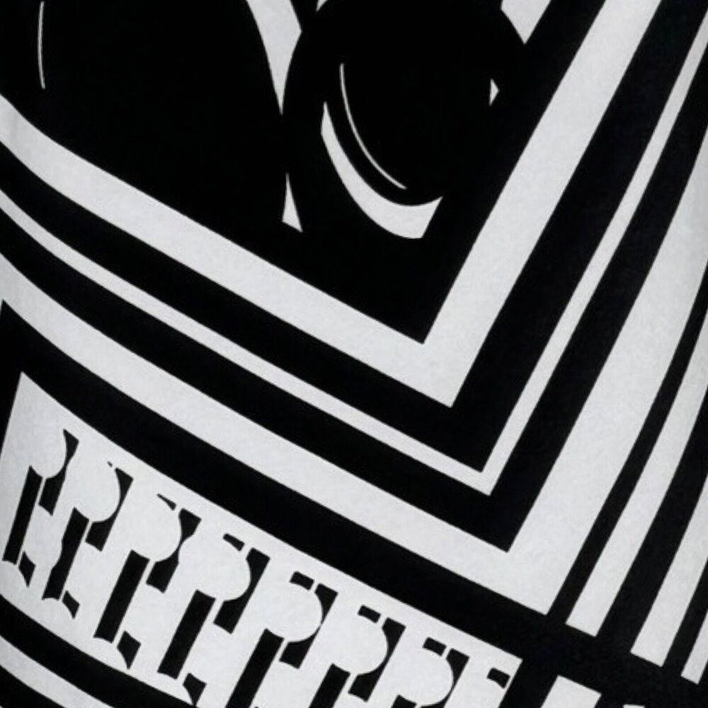 Joseph Ribkoff Shirt‎ Womens 6 Black White Geometric Blouse Retro Edgy Artsy - Picture 6 of 8
